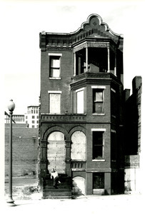 Boarded-up facade, 12th and K