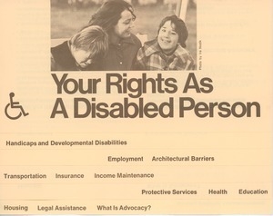 Your rights as a disabled person
