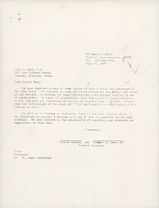 Letter from Graham Sharman and Kenneth A. Owen to Paul C. Bucy