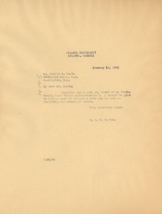 Letter from W. E. B. Du Bois to Howard K. Beale