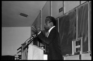 James Baldwin lecturing at UMass Amherst