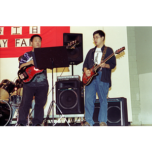 Musicians at Labor Day Fair in Chinatown