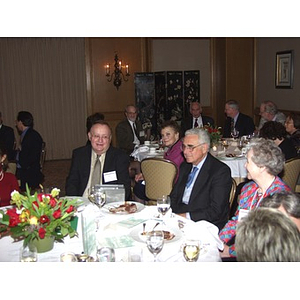 Attendees at the gala dinner for John Hatsopoulos