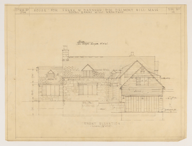 Frank M. Barnard house, Belmont, Mass.