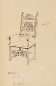 "Hall Chair of Oak"