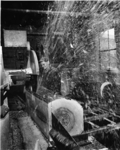 Adams Wood Mill, Stowe, Vermont, 1952