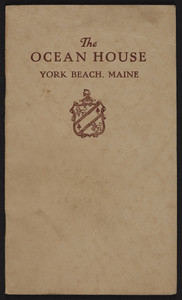 Brochure for The Ocean House, hotel, York Beach, Maine, undated