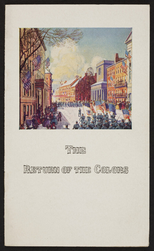 Return of the colors, Home Savings Bank of Boston, Tremont at School Street, Boston, Mass., 1937