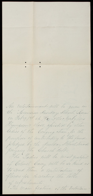 A. J. W. Hobson to Thomas Lincoln Casey, January 30, 1878