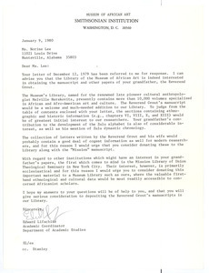 Letter from Edward Lifschitz to Norine Phillips Lee