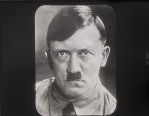 Adolf Hitler: portrait facing camera