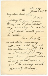 Letter from Frank F. Newth to Letitia Crane