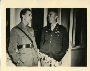 Col. Ryan (British Chief of Staff, Kommandatura for UK) and Col. John J. Maginnis (Chief of Staff, Kommandatura for USA)