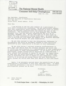 Letter from Joseph A. Rogers to Rae Unzicker