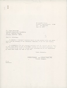 Letter from Graham Sharman and Kenneth A. Owen to James Smittkamp