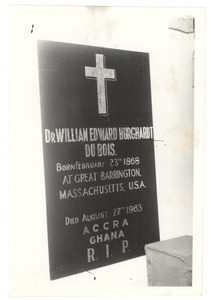 Gravestone of W. E. B. Du Bois