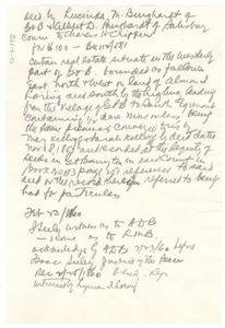 Deed transfer from Luicinda M. and Albert D. Burghardt to Charles H. Chippen