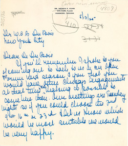 Letter from Open Forum of Hammond, Indiana to W. E. B. Du Bois