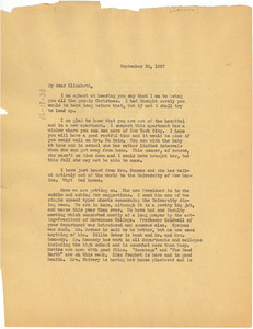 Letter from W. E. B. Du Bois to Elizabeth Perry Cannon