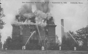 Old Chemistry Building, M.A.C. -- September 6, 1922. Amherst, Mass.