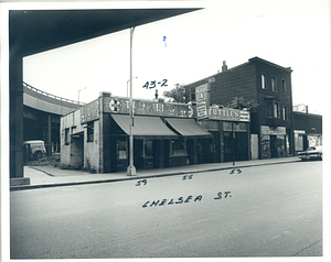 53-59 Chelsea Streets in Charlestown, featuring Tuttles 1 Hour Cleaning and the Hy-Grade Naval Uniform Company