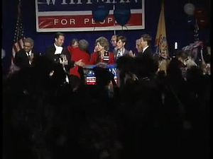 Christine Todd Whitman victory speech at campaign headquarters on Election Night