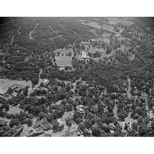 Dana Hall School and the area, various views, Wellesley, MA