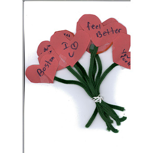 Bouquets to Boston from a student in Framingham, Massachusetts