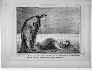 La PRINCESSE. - Voyons, être féroce, finis-en donc vite avec ton monologue... tu me fais rester morte pendant une heure... et tu sais qu'on m'attend pour souper!.....