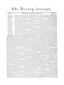Chicopee Weekly Journal, July 8, 1854