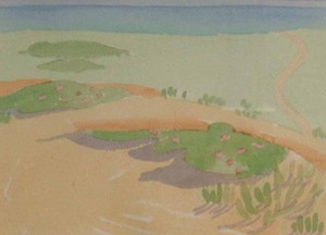 "Dunes, Sunday Morning" Gail Browne (1947 - )