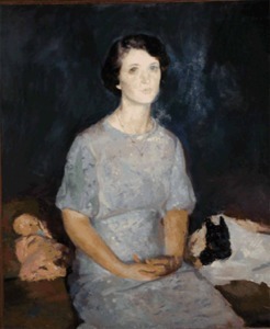 "Margaret Mayo Expecting Motherhood" Henry Hensche (1901-1992)