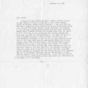 Letter from Edward Bibring