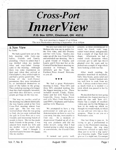 Cross-Port InnerView, Vol. 7 No. 8 (August, 1991)