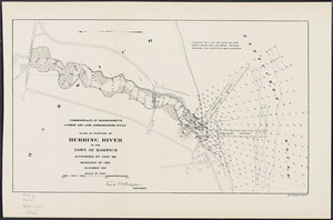 Plan of portion of Herring River in the town of Harwich