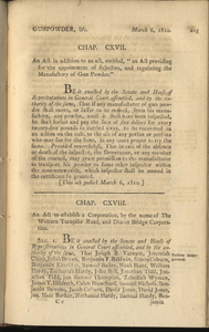 1809 Chap. 0118. An Act In Addition To An Act, Entitled, "An Act Providing For The Appointment Of Inspectors, And Regulating The Manufactory Of Gun Powder."