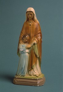Statuette of St. Anne and the child Mary