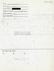 Citywide Coordinating Council daily monitoring report for South Boston High School by Marilee Wheeler, 1976 April 1