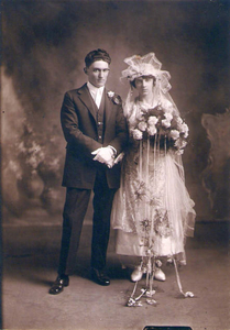 Grandparents' wedding photo (father's side)