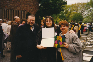 Robin's college graduation