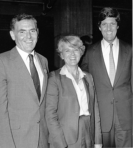 Mayor Raymond L. Flynn, Vice-Presidential candidate Geraldine Ferraro, Senate candidate John Kerry