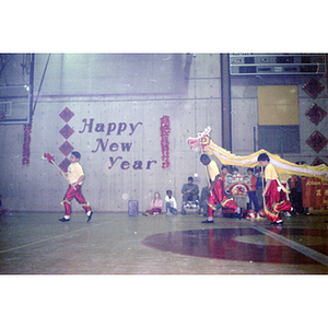 Performers at a Chinese Progressive Association New Year's event