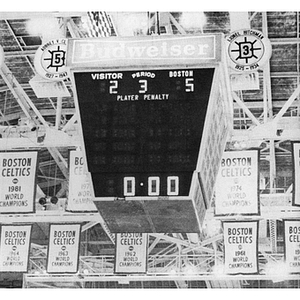 Beanpot Tournament final scoreboard