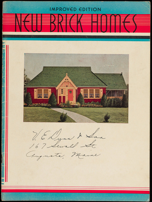 New brick homes, improved ed., designer, I.G. Lieurance, L.F. Garlinghouse Company, 115 Eighth Avenue, east, Topeka, Kansas
