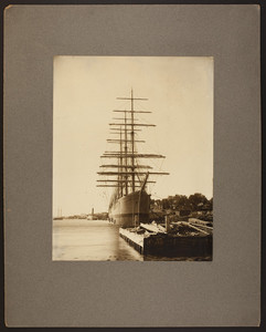 "Susquihanna" at shipyard, built in 1891, Bath, Maine by A. Sewall