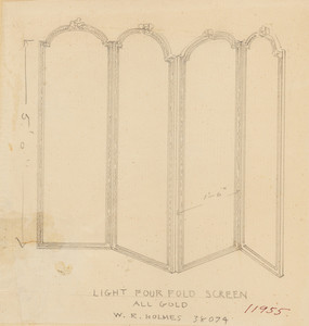 "Light Four Fold Screen"