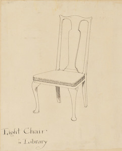 "Light Chair in Library"