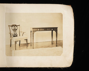 Chippendale-style Arm Chair and Console Table