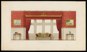 "Elevation of Drawing Room"
