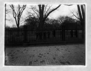 Boston Common fence, Boston, Mass., undated